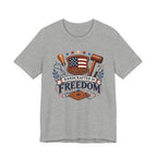 Handcrafted In Freedom (Patriotic Leather Working Tee)