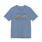 Hands to Work Heart to God (Psalm 90:17  Weaving Tee)