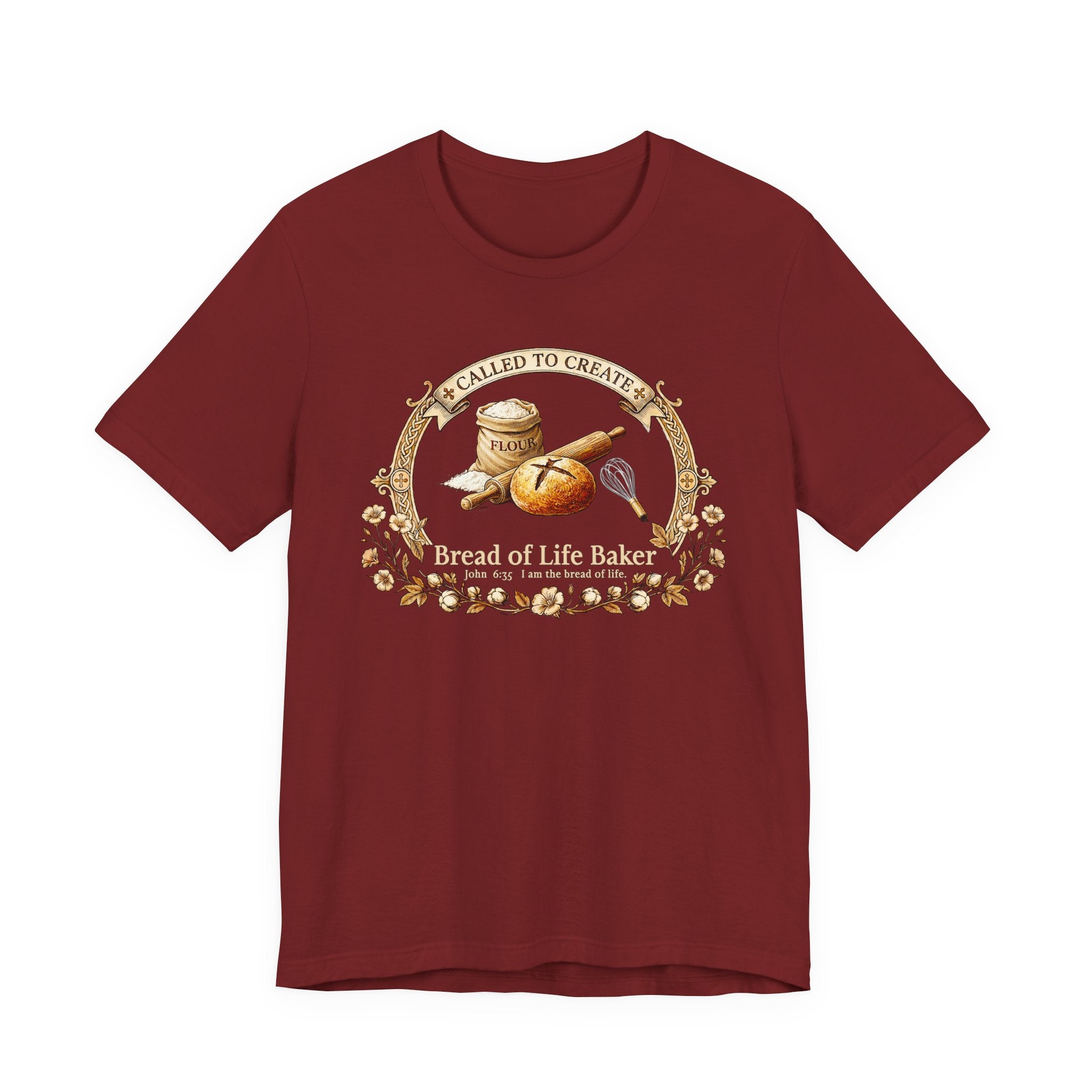Bread of Life (Christian Bakers Tee in Dark Colors)