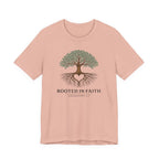 Rooted in Faith (Colossians 2:7 Christian Block Print)