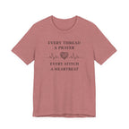Every Thread A Prayer Every Stitch Heartbeat (Christian Sewing Tee)