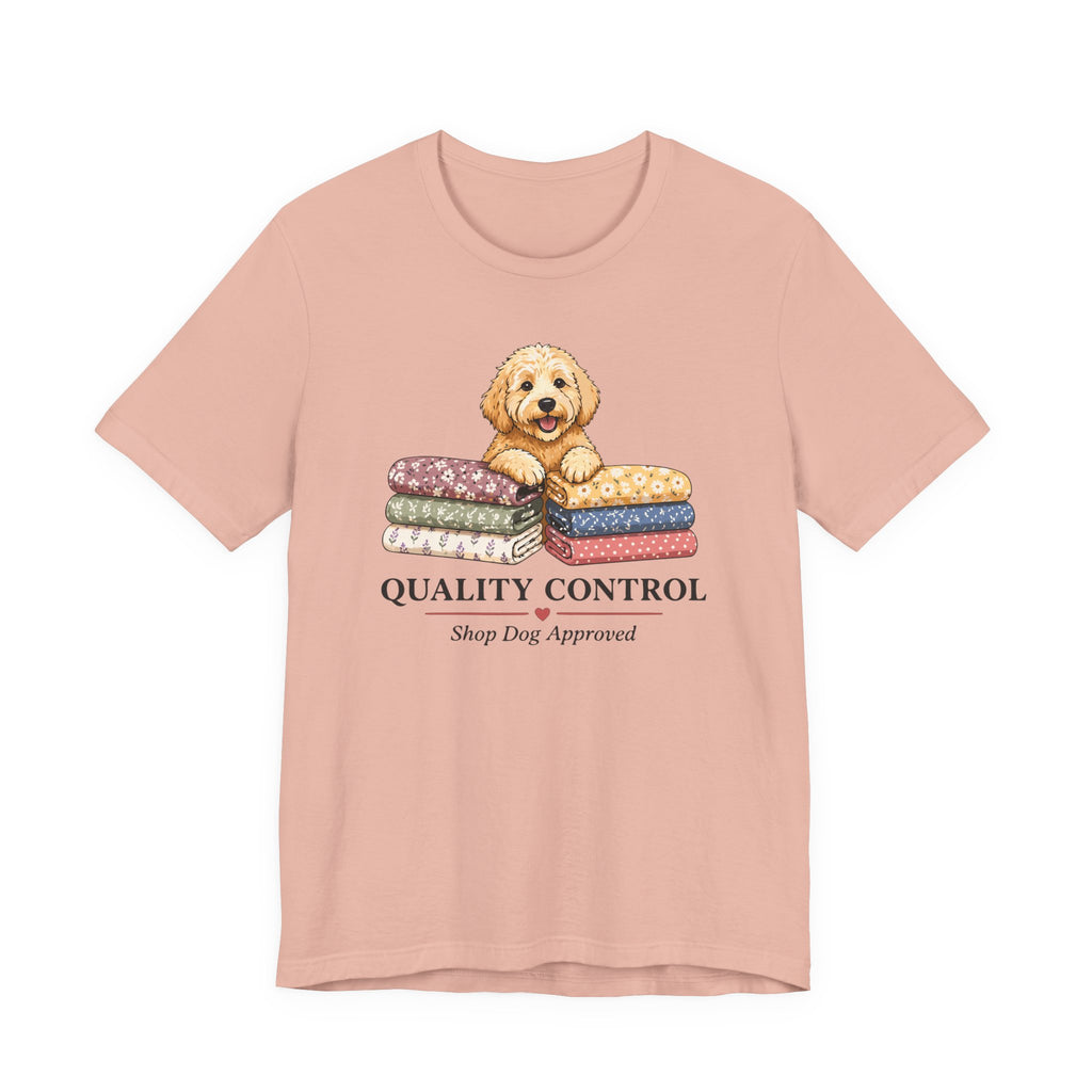 Quality Control - Shop Dog Approved (Puppy Sewing Tee)