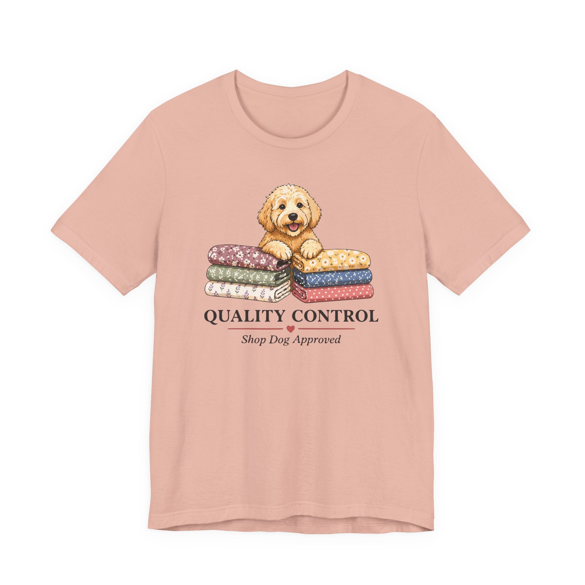 Quality Control - Shop Dog Approved (Puppy Sewing Tee)