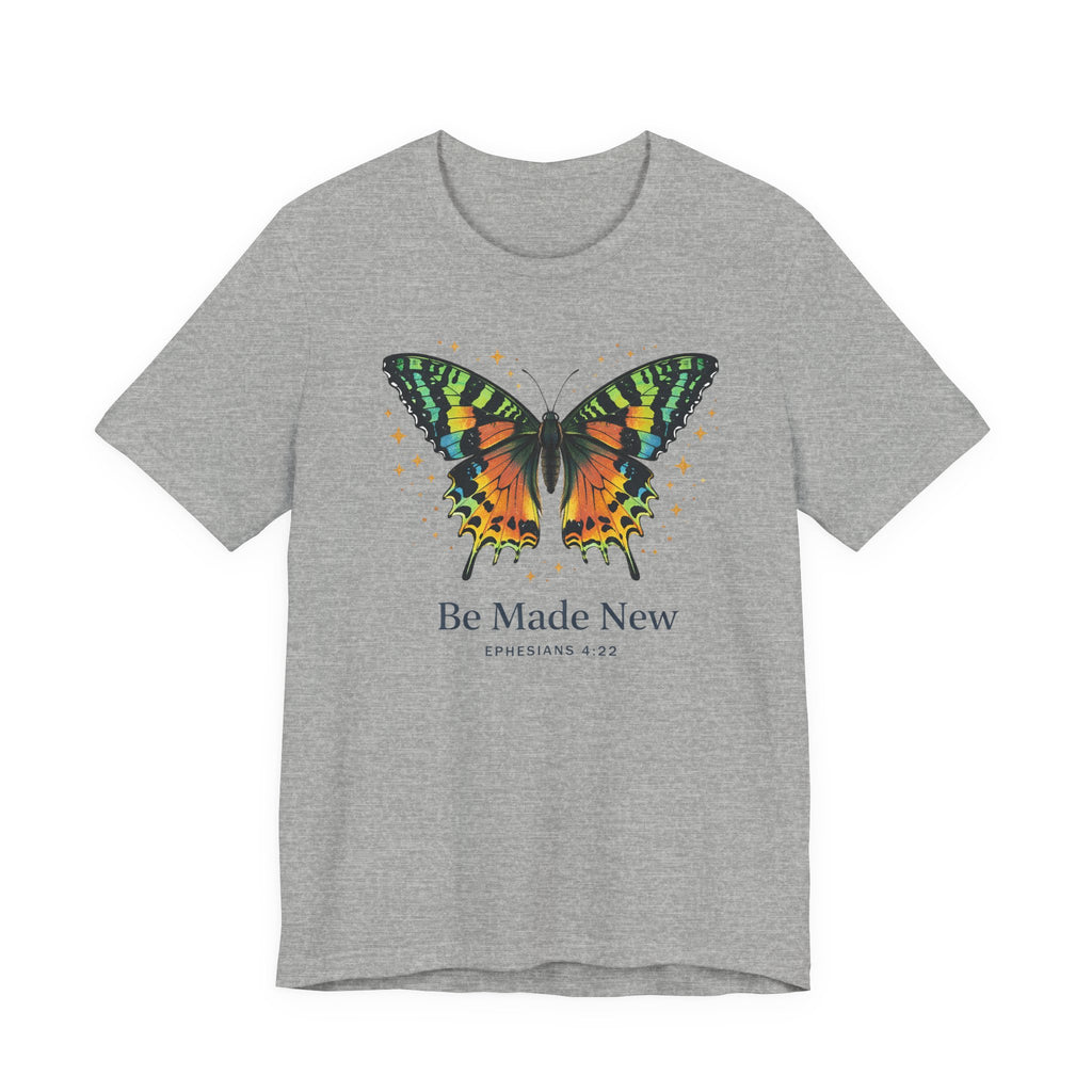 Be Made New - Madagascan Sunset Moth (Ephesians 4:22 Christian Tee)