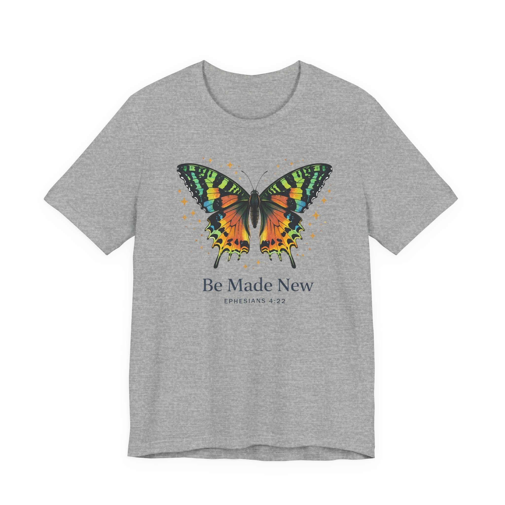 Be Made New - Madagascan Sunset Moth (Ephesians 4:22 Christian Tee)