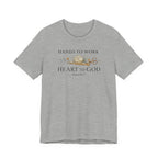 Hands to Work Heart to God (Psalm 90:17   Crochet Tee)