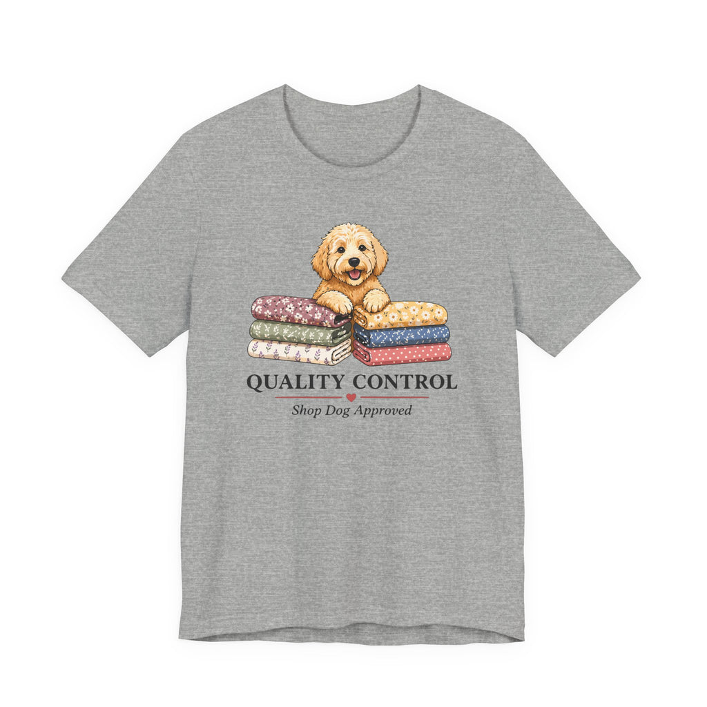 Quality Control - Shop Dog Approved (Puppy Sewing Tee)