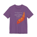 He Will Baptize You ... (Christian Tee - Dark Colors)