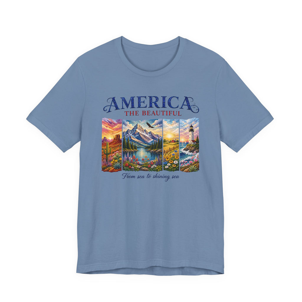 American The Beautiful Panels (Patriotic Tee)