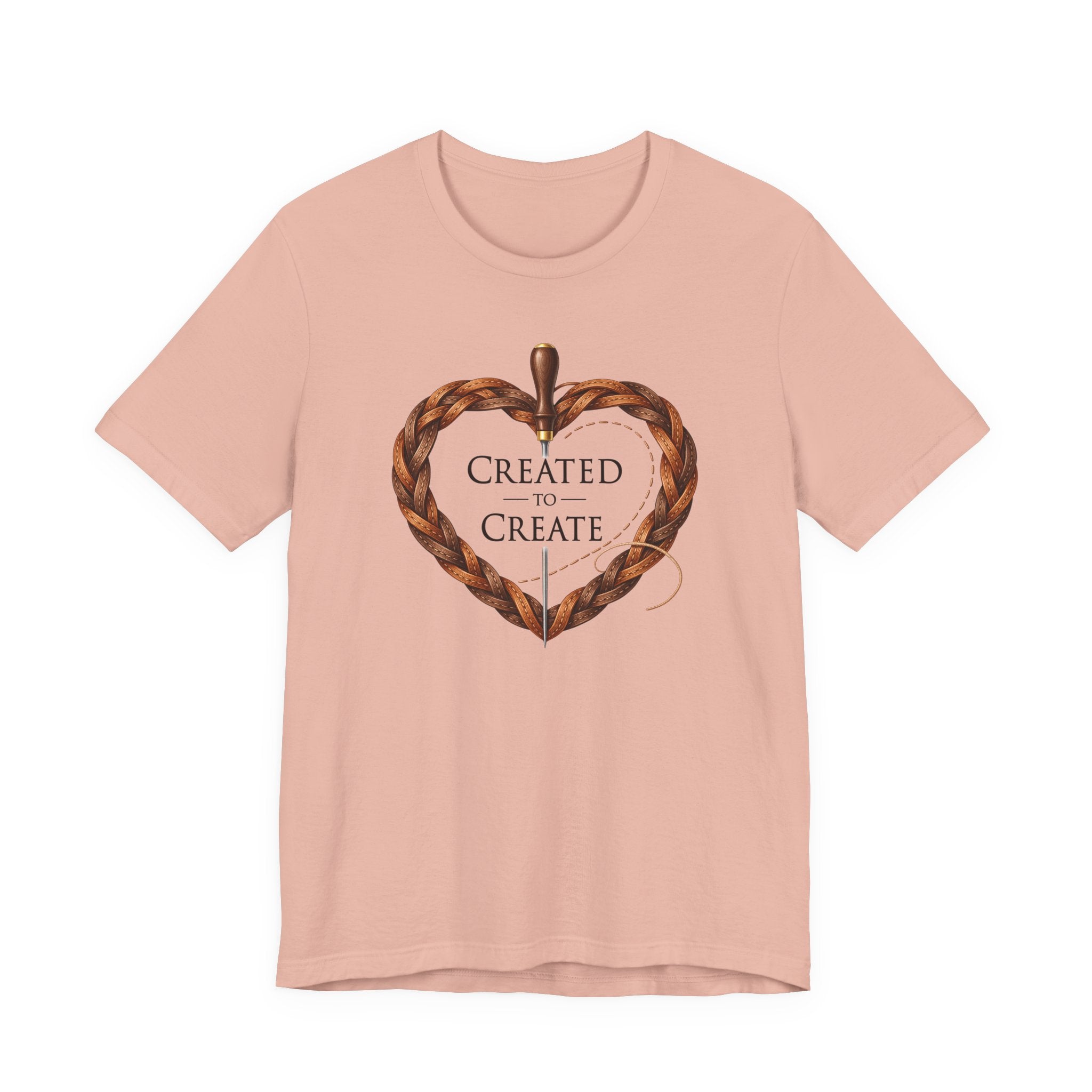 Created to Create (Christian Leatherwork Heart Tee)