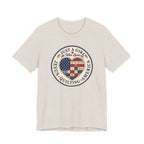 Just A Girl Who Loves Jesus • Quilting • America (Patriotic Quilting Tee)