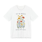 It Is Well With My Soul (Botanical Christian Tee)