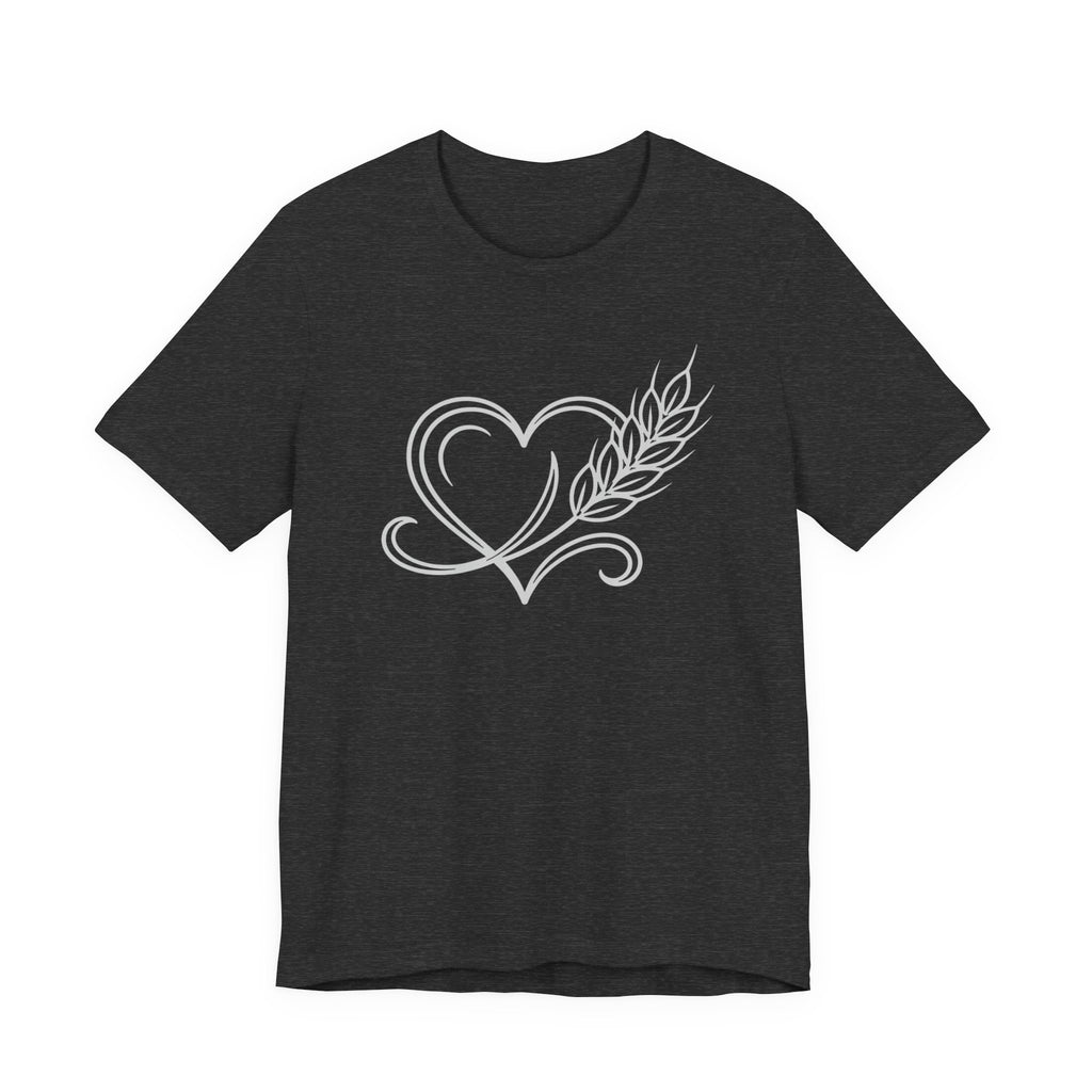 Heart Wheat (Love Baking Tee - Dark Colors)