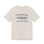 Casting On Blessings Binding off Worries (Christian Knitters Tee)