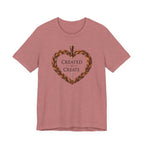Created to Create (Christian Leatherwork Heart Tee)