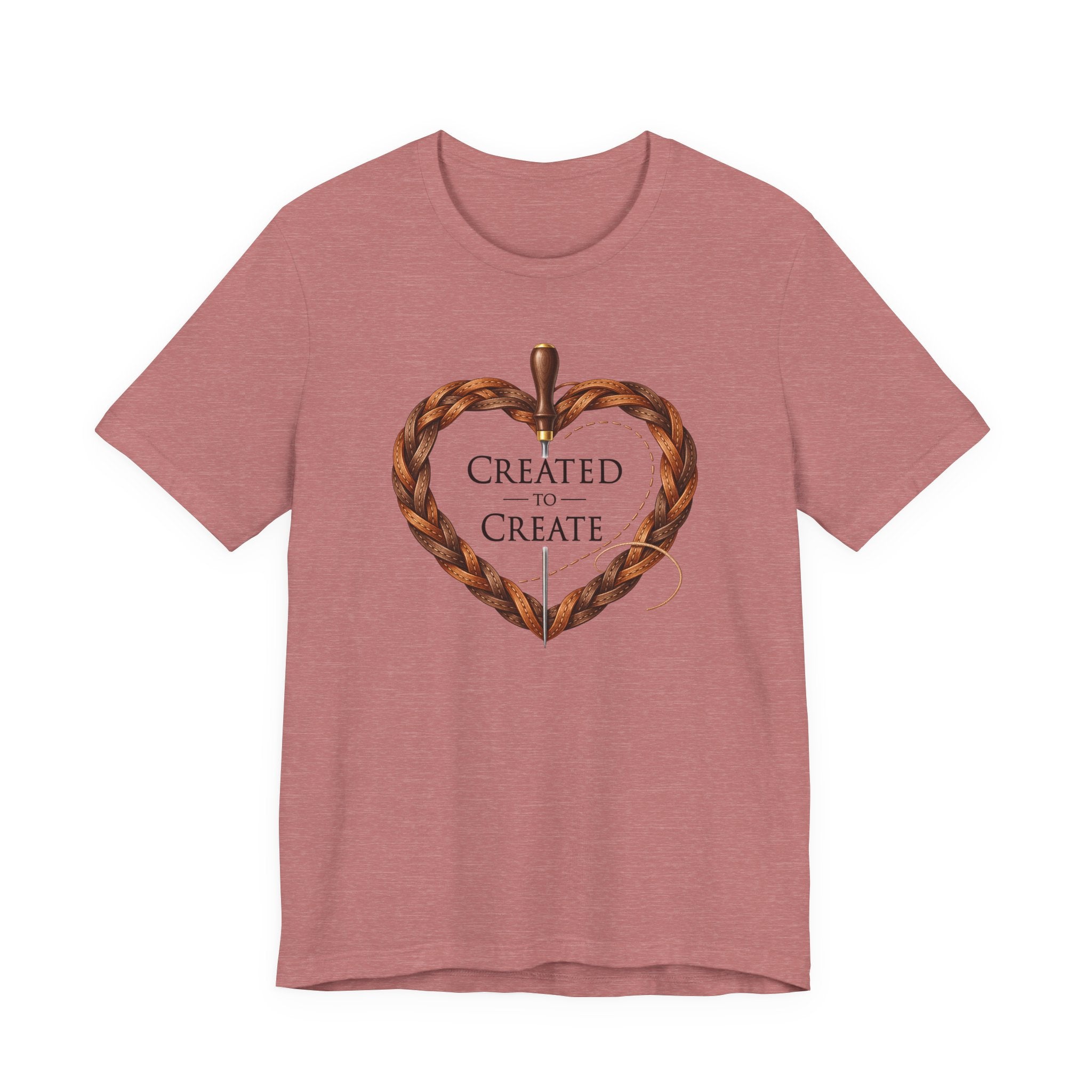 Created to Create (Christian Leatherwork Heart Tee)
