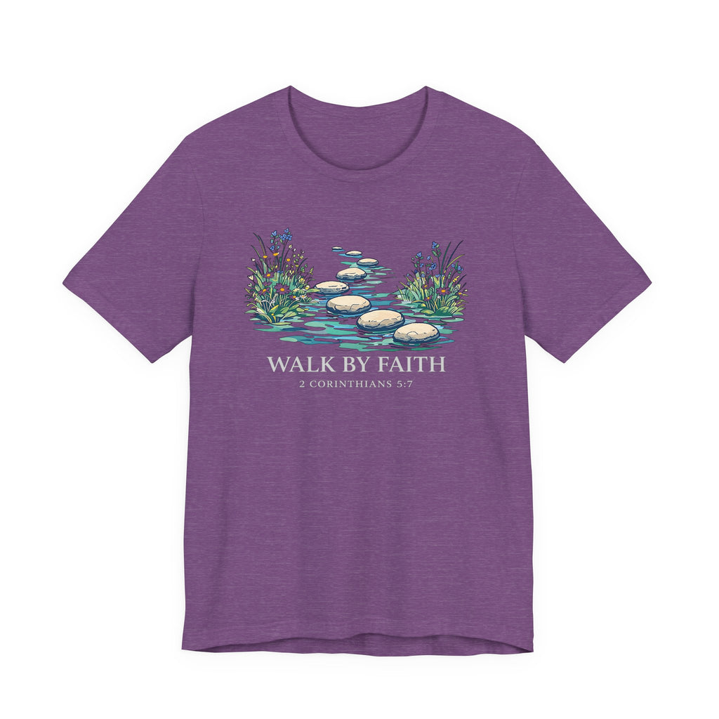 Walk By Faith (2 Corinthians 5:7 Dark Tee)