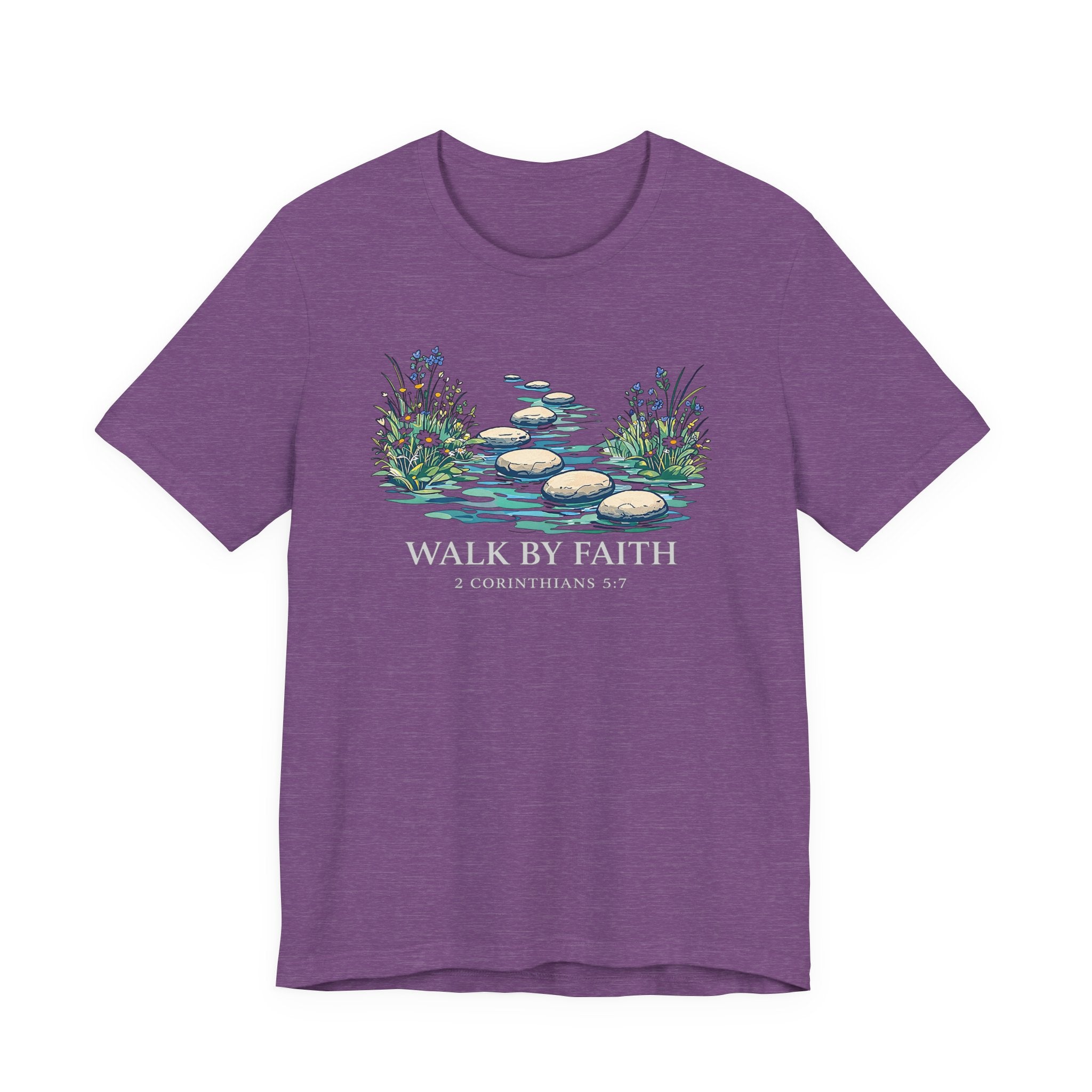 Walk By Faith (2 Corinthians 5:7 Dark Tee)