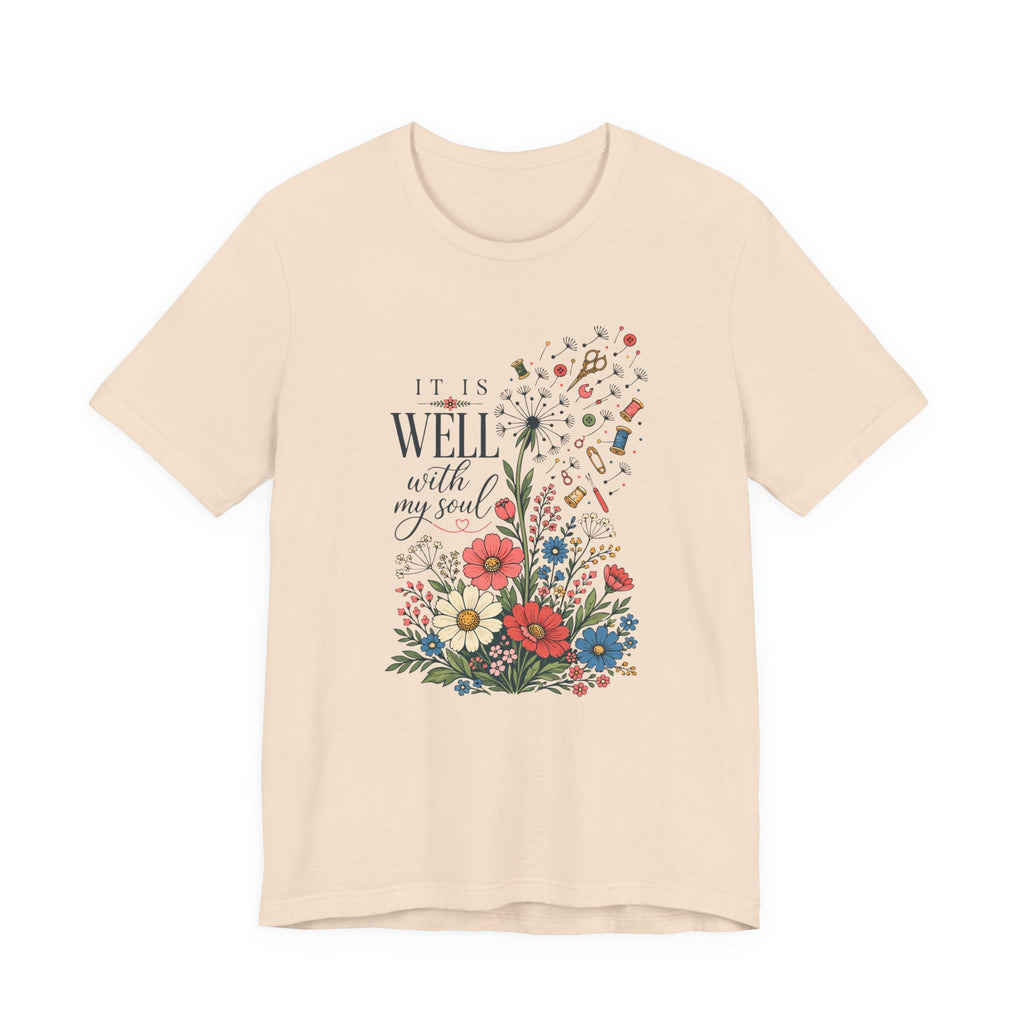 It Is Well With My Soul (Christian Sewing Tee)