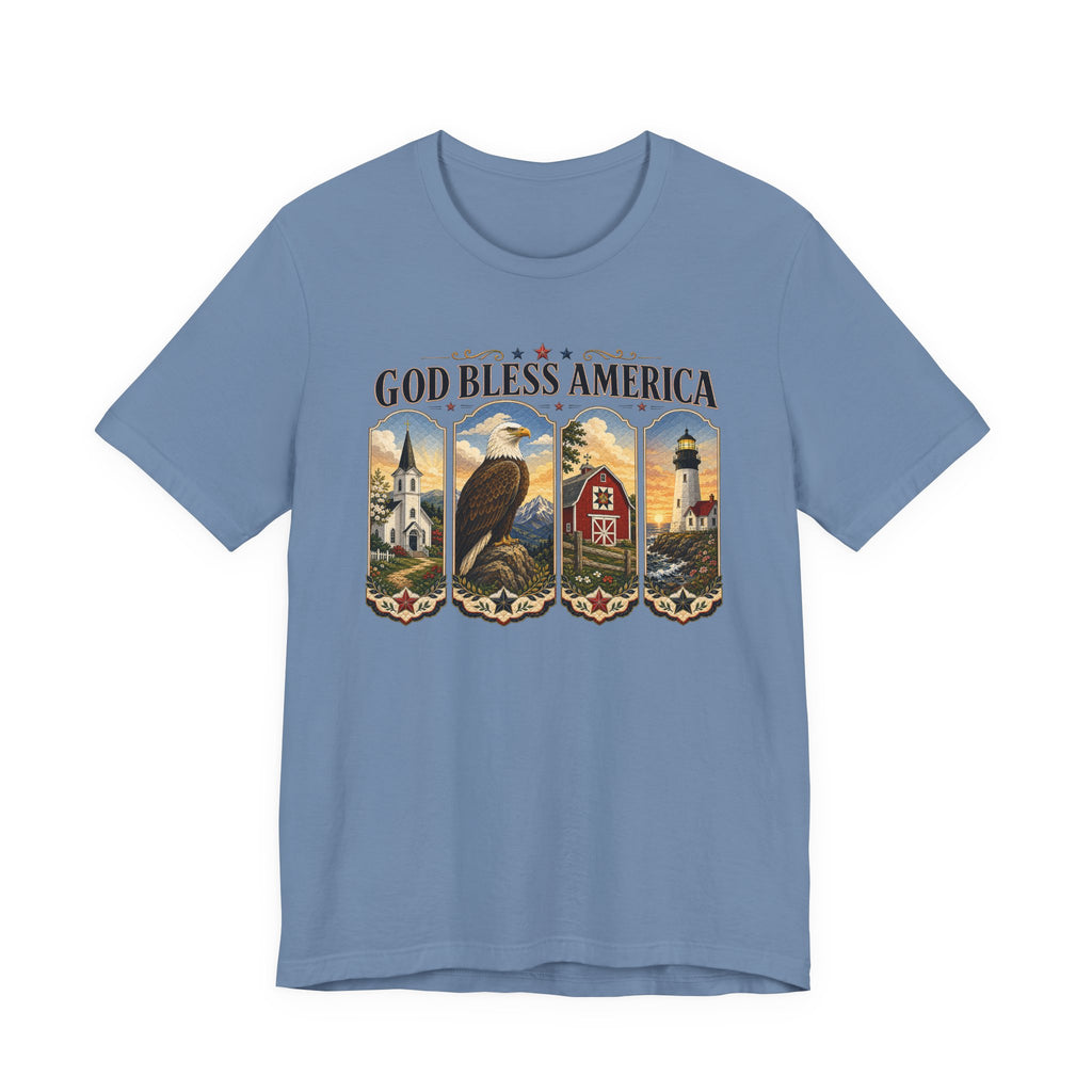 God Bless America (Patriotic Tee)