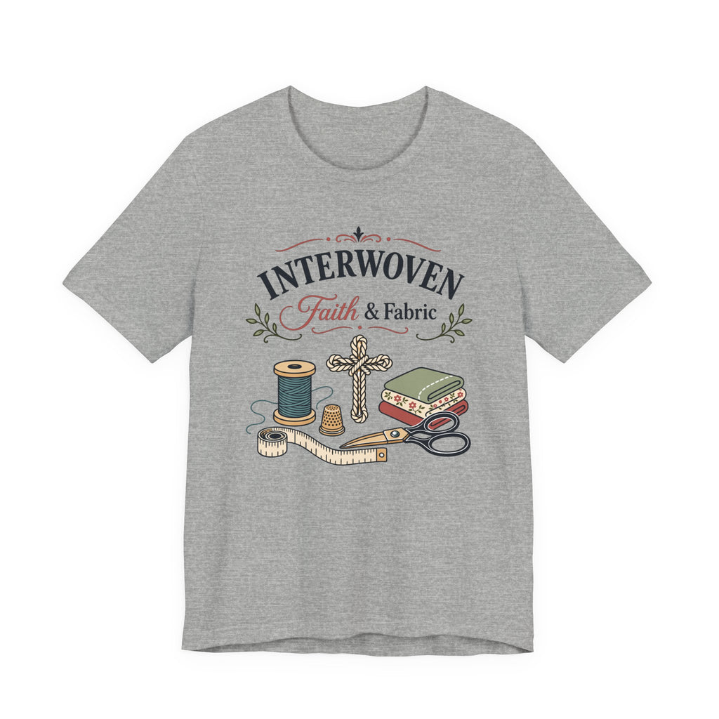 Interwoven Faith & Fabric (Christian Sewing Tee)