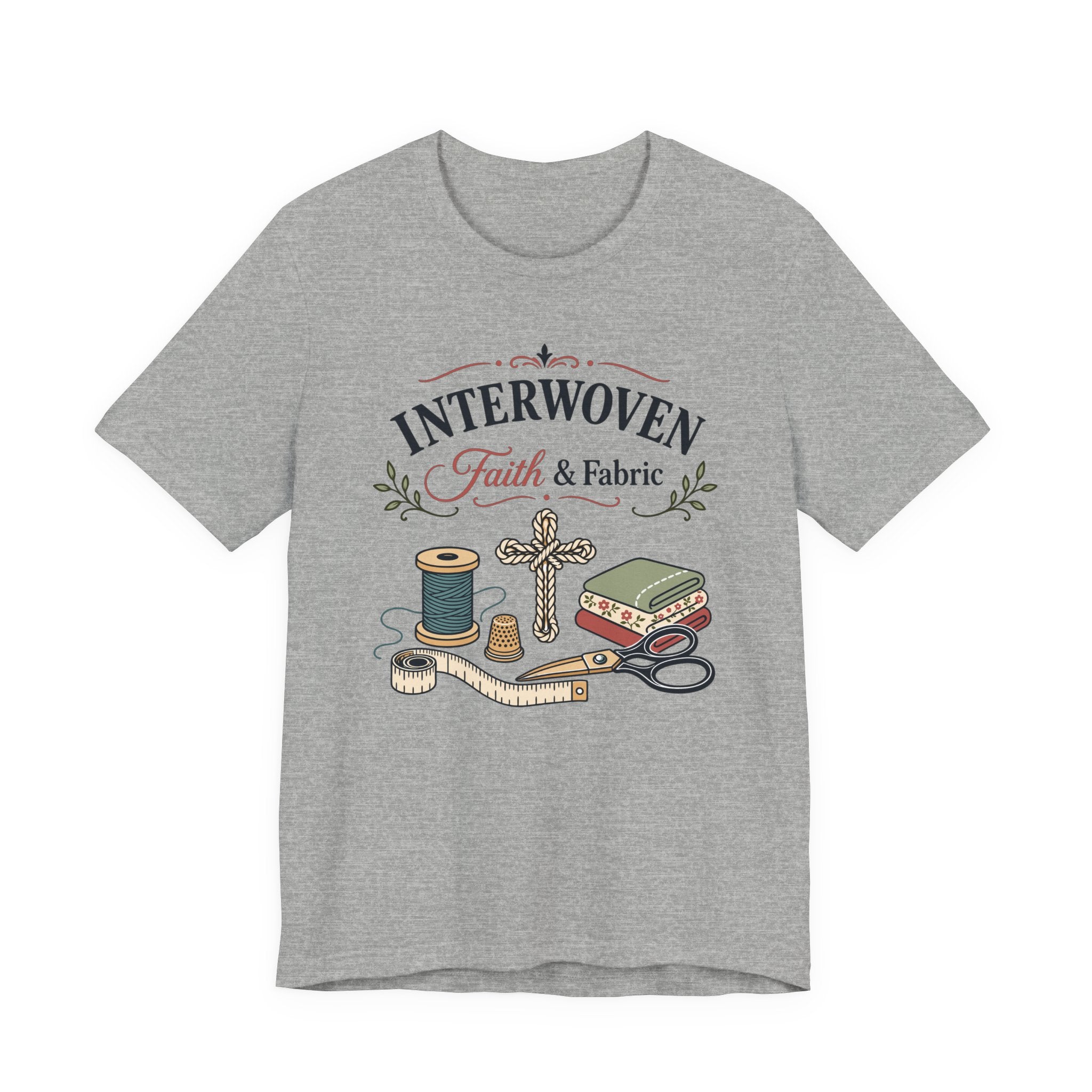 Interwoven Faith & Fabric (Christian Sewing Tee)