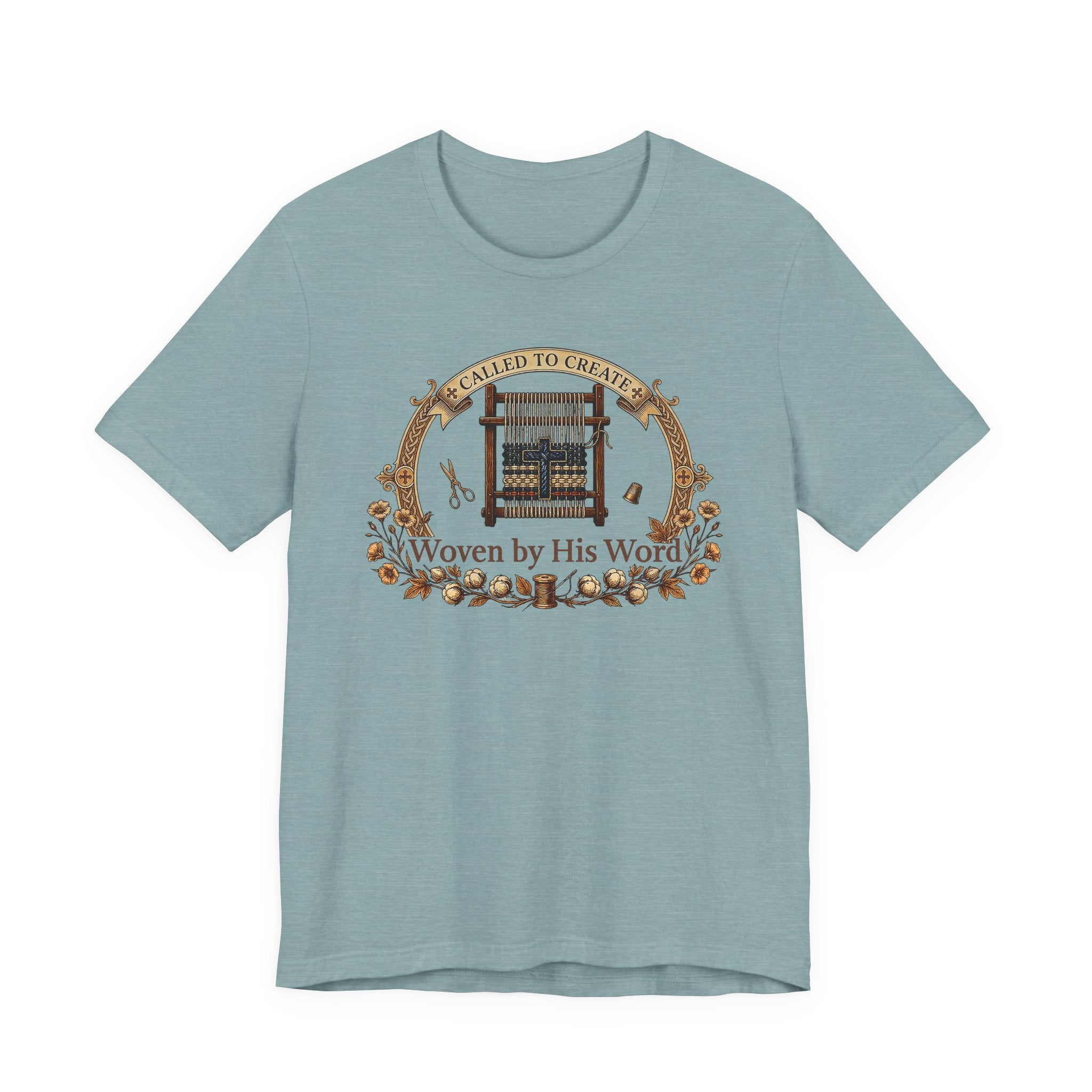Woven by His Word (Christian Weaving Tee)