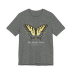 Be Made New Swallowtail Butterfly  (Ephesians 4:22 Tee in Dark Colors)