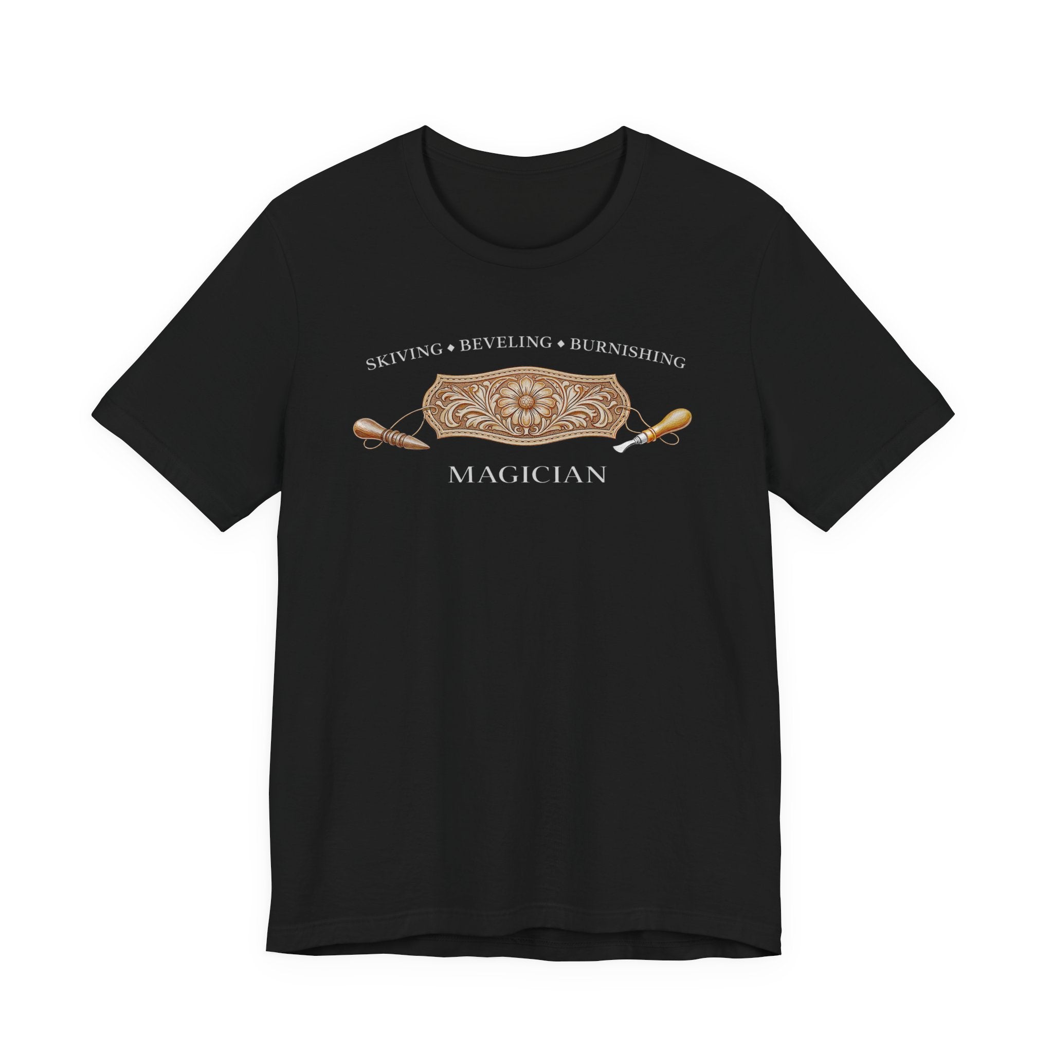 Skiving Beveling Burnishing Magician (Dark Tee)