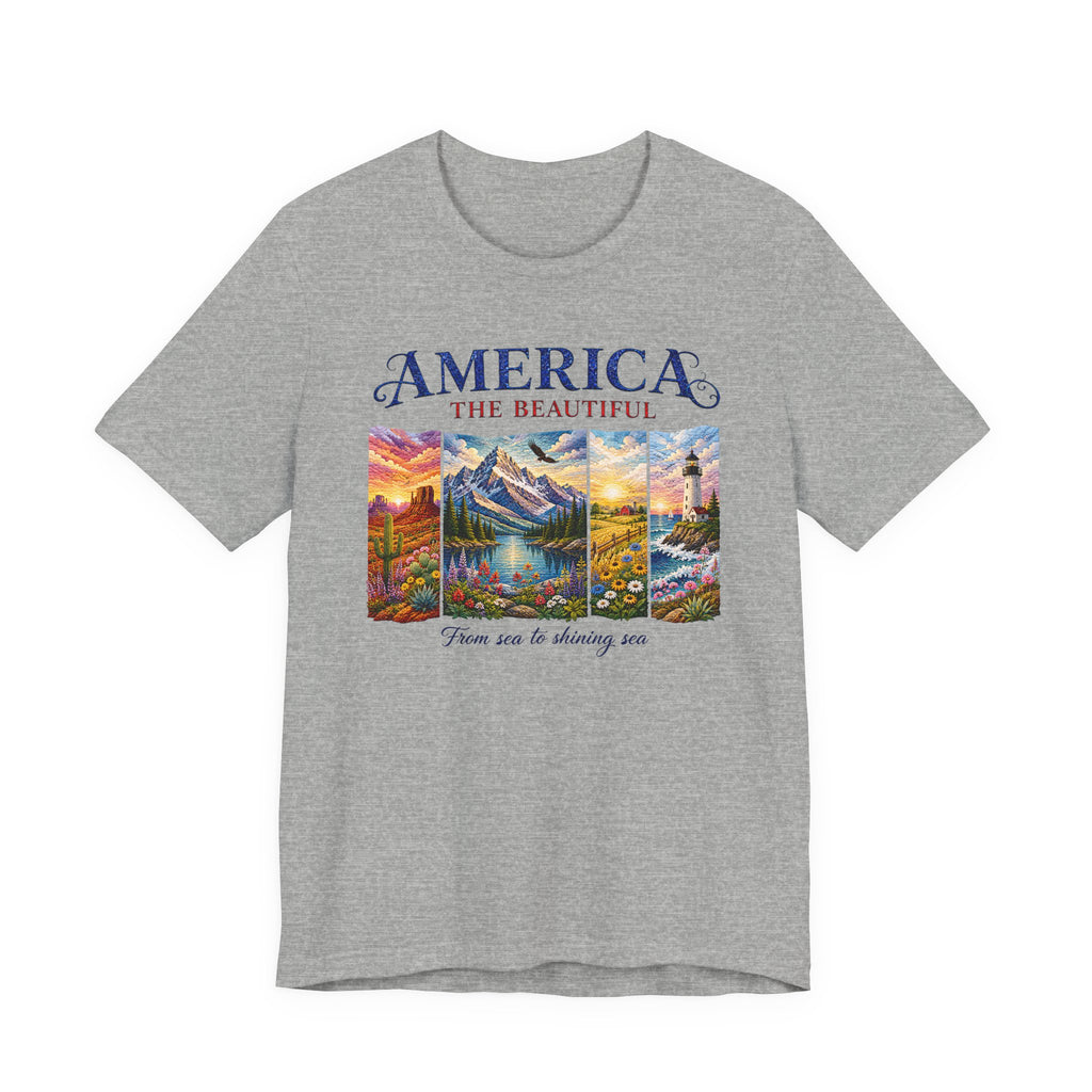 American The Beautiful Panels (Patriotic Tee)