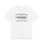 Casting On Blessings Binding off Worries (Christian Knitters Tee)