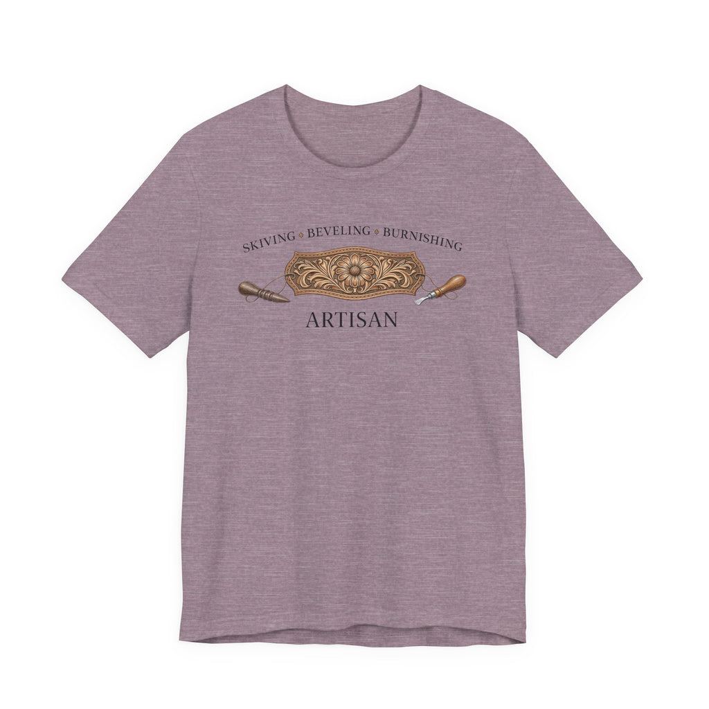 Skiving Beveling Burnishing Artisan (Leatherworker Tee)