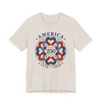 America 250 - Interlocking Hearts (Patriotic Quilting Tee)