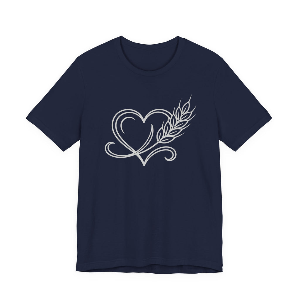 Heart Wheat (Love Baking Tee - Dark Colors)