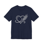 Heart Wheat (Love Baking Tee - Dark Colors)