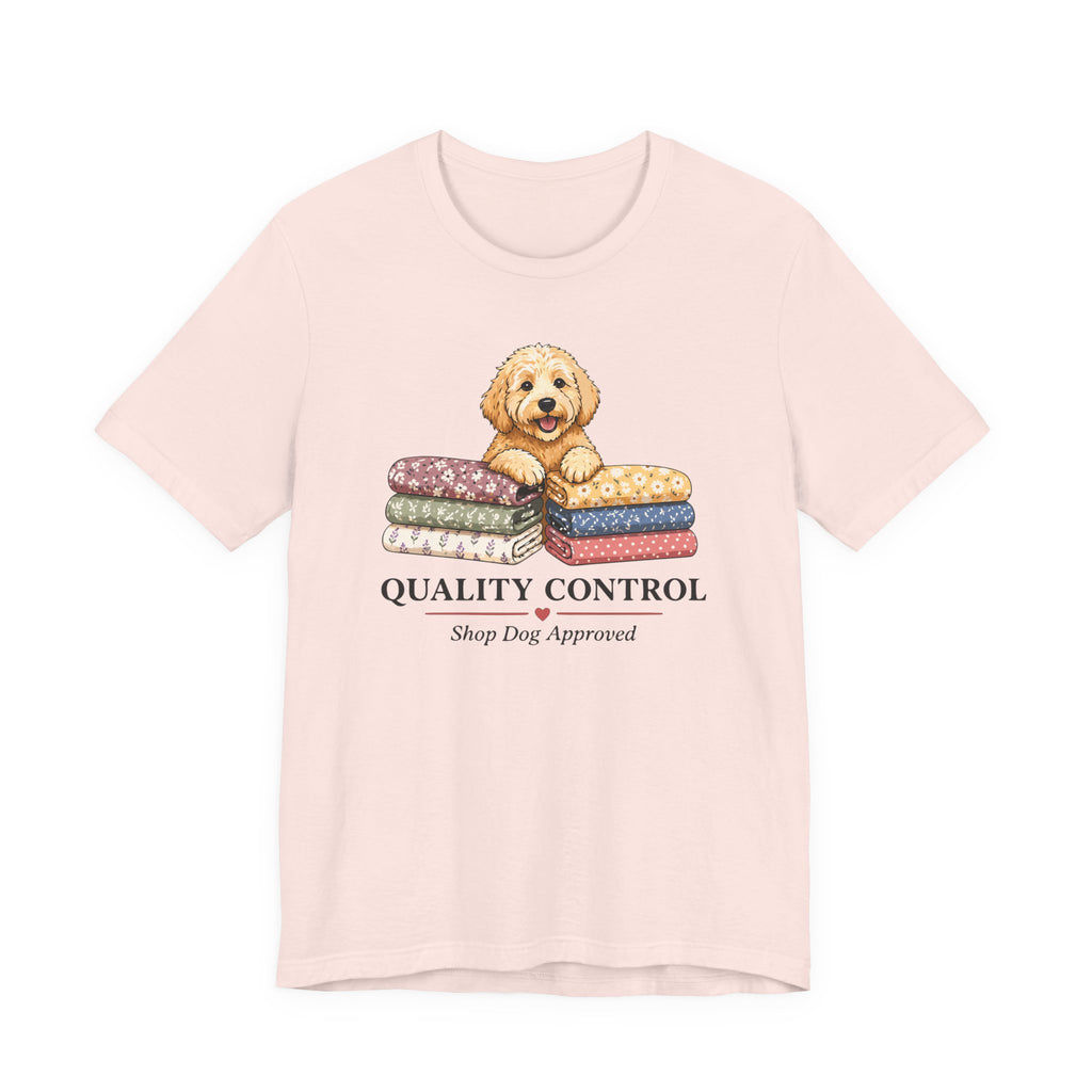 Quality Control - Shop Dog Approved (Puppy Sewing Tee)