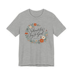 Shout for Joy to God (Christian Botanical Tee)
