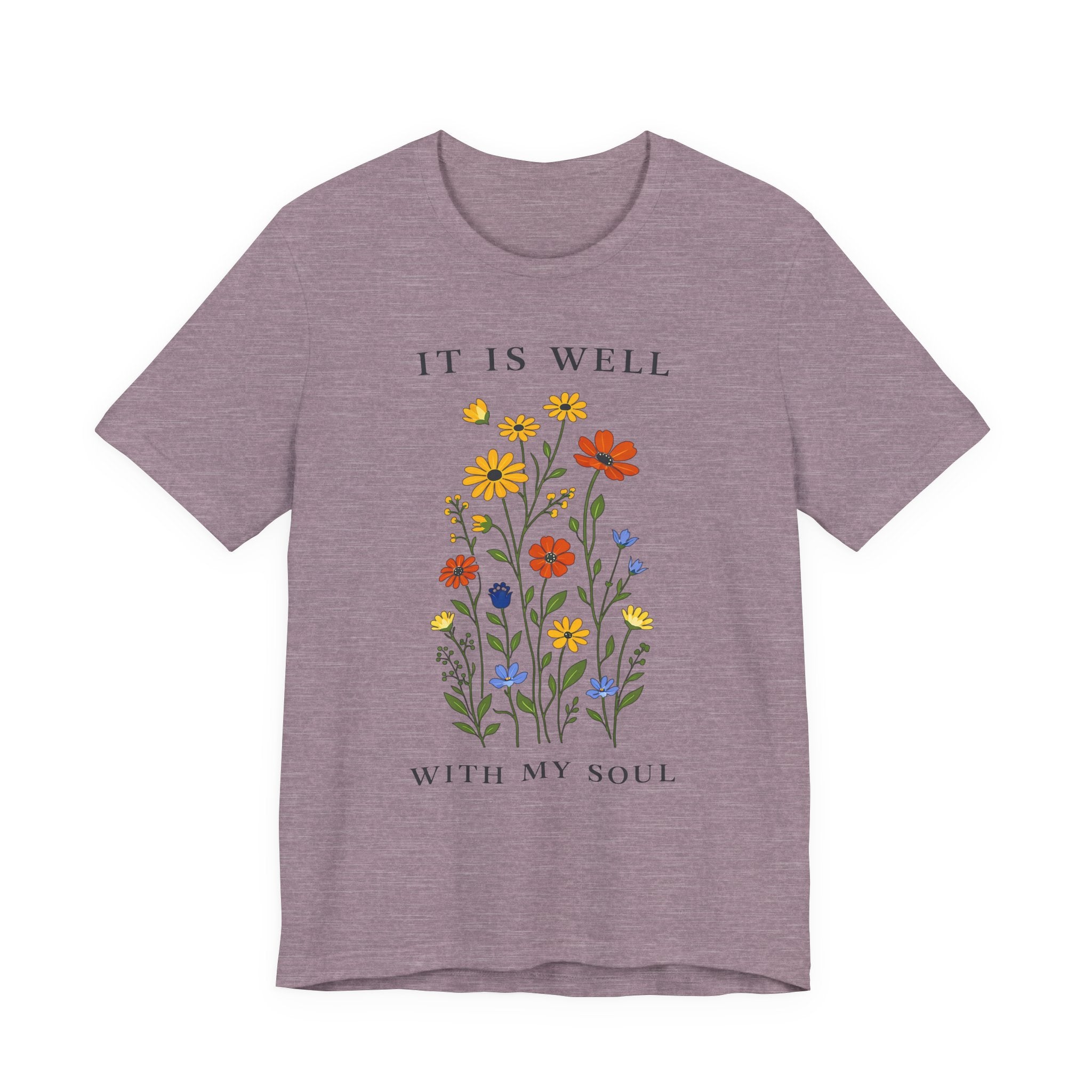 It Is Well With My Soul (Botanical Christian Tee)
