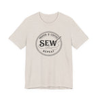 Prayer + Coffee + Sew Repeat (Christian Sewing Tee)