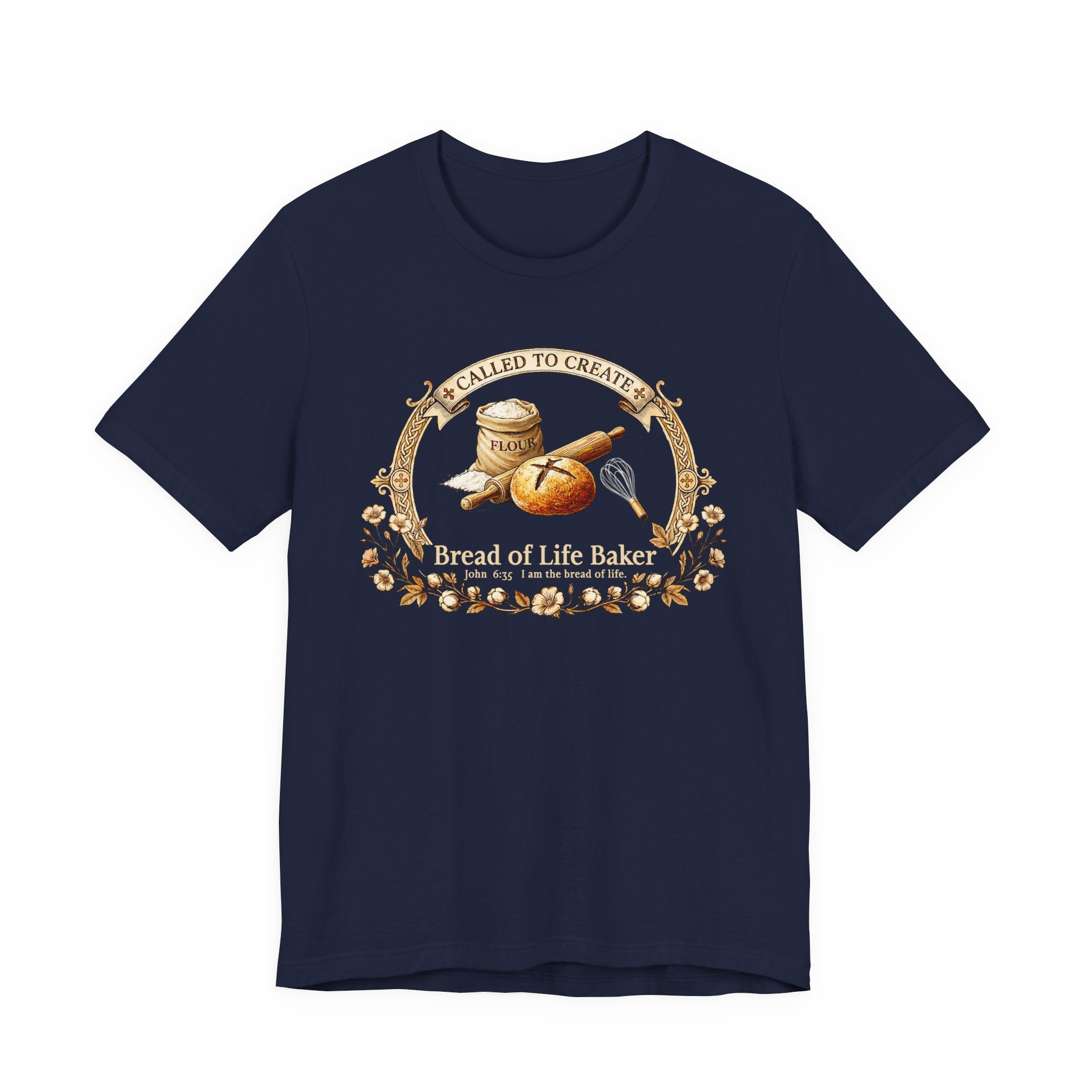 Bread of Life (Christian Bakers Tee in Dark Colors)