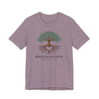 Rooted in Faith (Colossians 2:7 Christian Block Print)