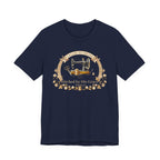 Stitched by His Grace (Christian Sewing - Dark Tee)