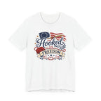 Hooked on Freedom (Patriotic Crochet Tee)