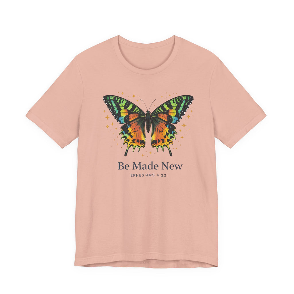 Be Made New - Madagascan Sunset Moth (Ephesians 4:22 Christian Tee)