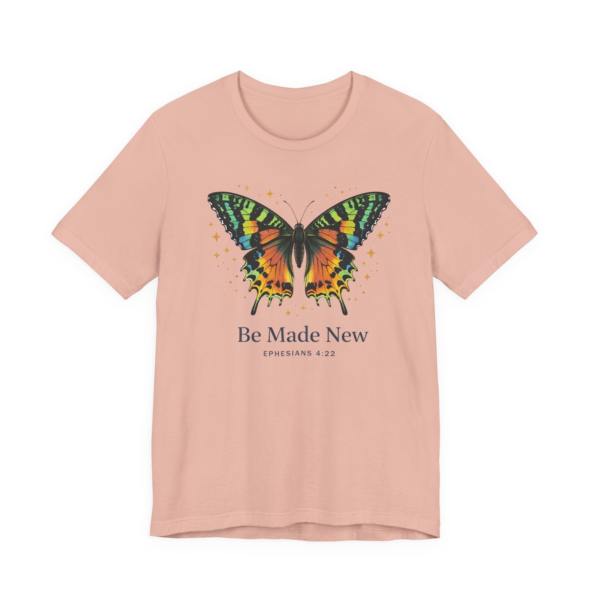 Be Made New - Madagascan Sunset Moth (Ephesians 4:22 Christian Tee)