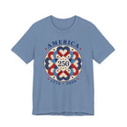 America 250 - Interlocking Hearts (Patriotic Quilting Tee)