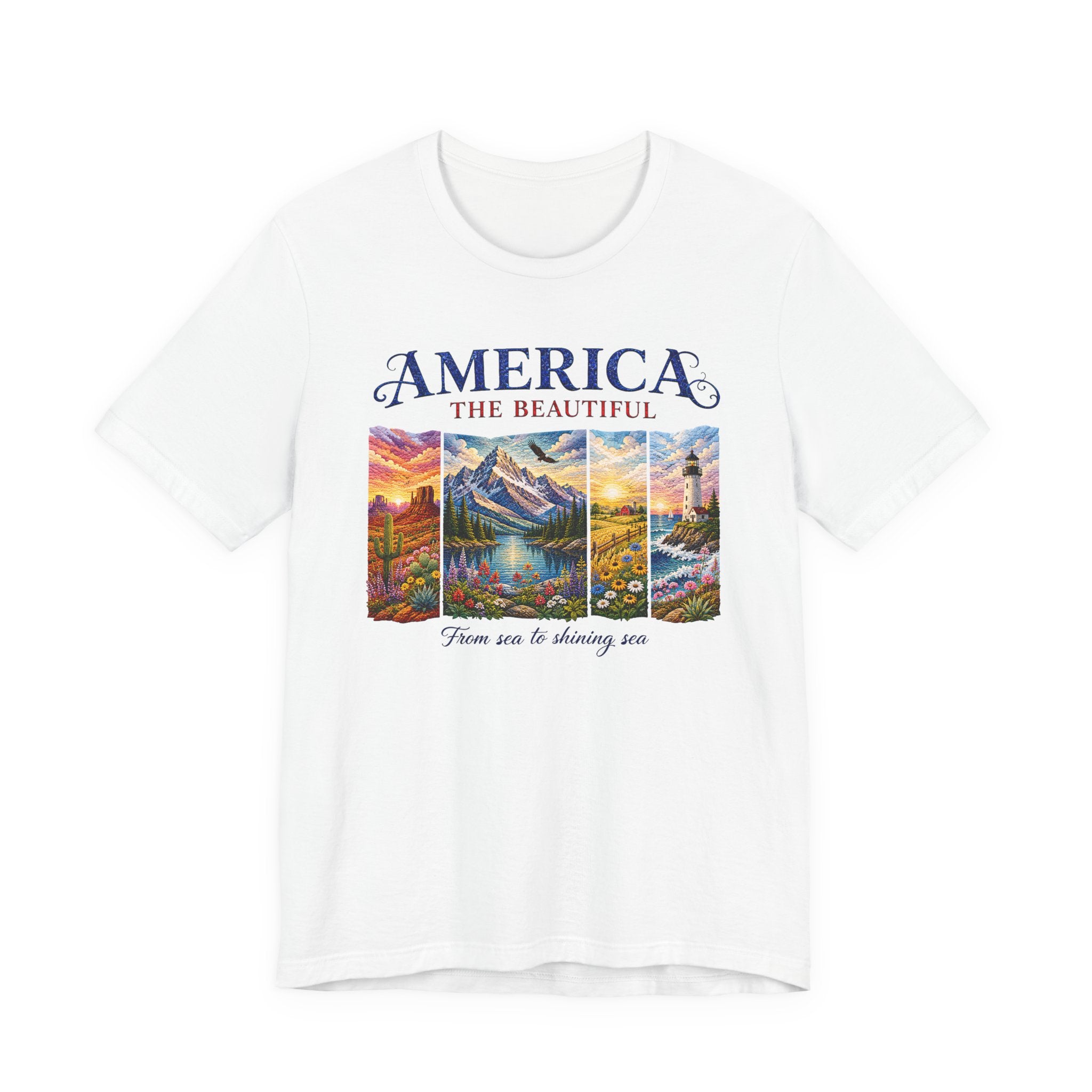 American The Beautiful Panels (Patriotic Tee)