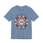 America 250 Quilt Star (Patriotic Quilting Tee)