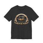 Stitched by His Grace (Christian Sewing - Dark Tee)
