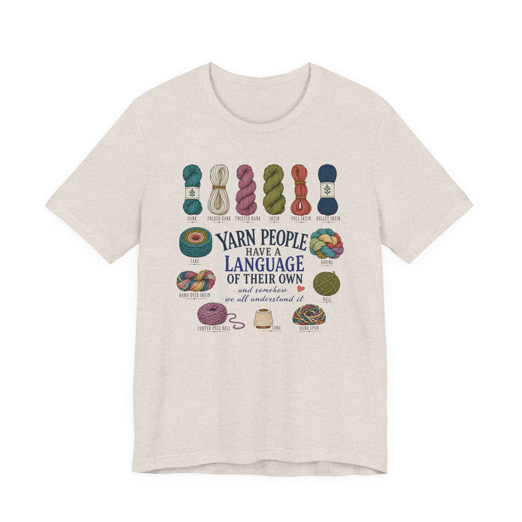 Yarn People Have A Language (Sewing Tee)